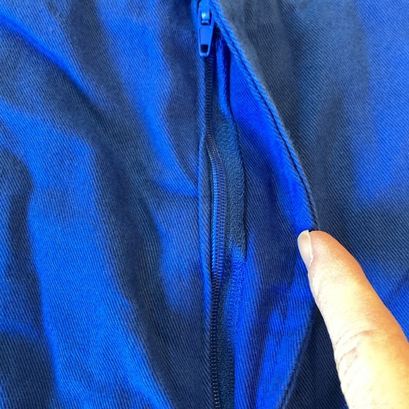 Men’s Bill Robin Son royal blue pleated front shorts size 34 - NWT - Picture 3 of 7